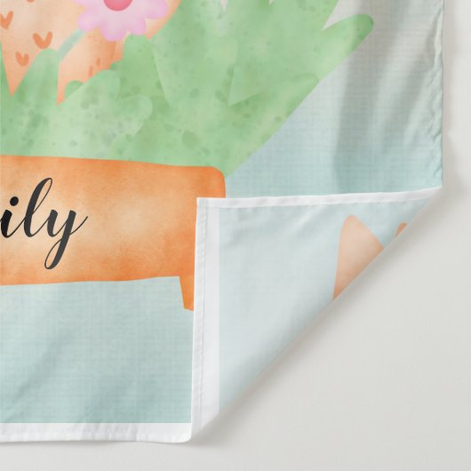 Baby Dragon Waterverf Tapestry Wandkleed (Detail)