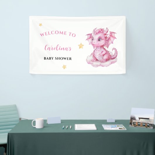 Baby Dragon Welkom Spandoek (Beurs)