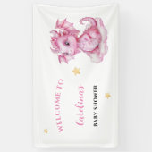 Baby Dragon Welkom Spandoek (Verticaal)