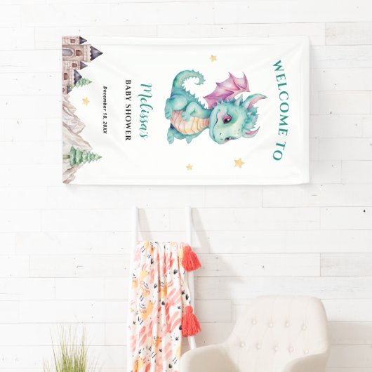 Baby Dragon Welkom Spandoek (Insitu)