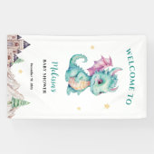 Baby Dragon Welkom Spandoek (Horizontaal)
