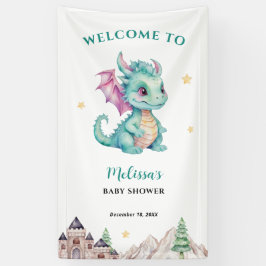 Baby Dragon Welkom Spandoek