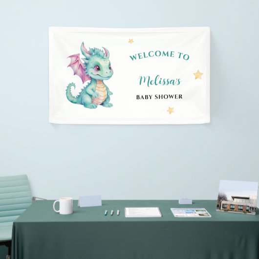Baby Dragon Welkom Spandoek (Beurs)