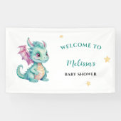Baby Dragon Welkom Spandoek (Horizontaal)