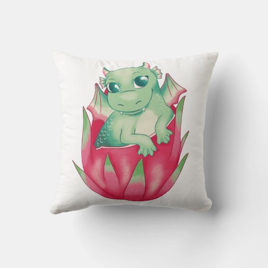 Baby Dragonfruit Dragon Kussen (Achterkant)