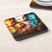 Baby Dragons Bier Onderzetter (Linkerzijde)