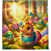 Baby Dragons Douchegordijn (Voorkant)