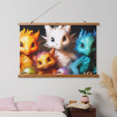 Baby Dragons Hangend Wandkleed (Slaapkamer)