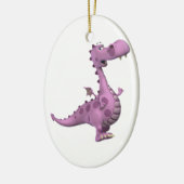 Baby Dragons: roofachtig, vl. 2 Keramisch Ornament (Links)