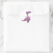 Baby Dragons: roofachtig, vl. 2 Ronde Sticker (Tas)