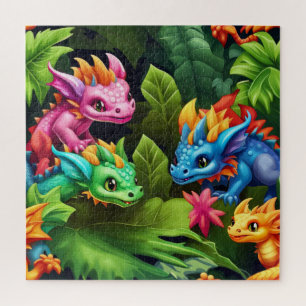 Baby Draken en groen Legpuzzel