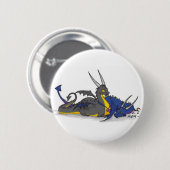 baby draken ronde button 5,7 cm (Voorkant /achterkant)