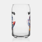 Baby Draken verkennen de sterren Blikvorm Glas (Rechts)