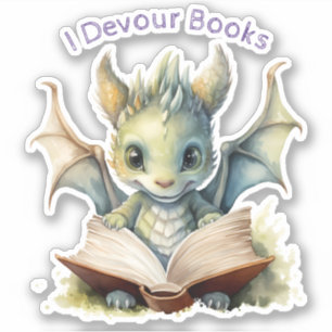 *~* Baby Drakenleesboeken verslindend AP88 Sticker