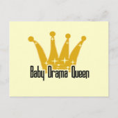 Baby Drama Queen Tshirts en Gifts Briefkaart (Voorkant)