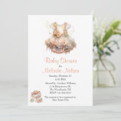 Baby Dress Baby shower Uitnodiging (Staand voorkant)