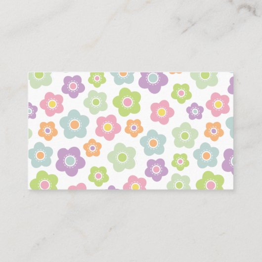 Baby Drift Store Visitekaartje (Achterkant)