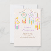 Baby droomvanger zwangerschapsaankondiging aankondiging (Voorkant)