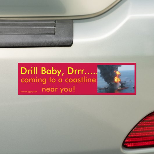 Baby, drr...... bumpersticker (Op auto)