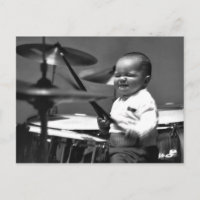 Baby Drummer Briefkaart