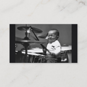 Baby Drummer Visitekaartje