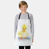 Baby Duck 2 Waterverf All-Over Print Schort (Gedragen)