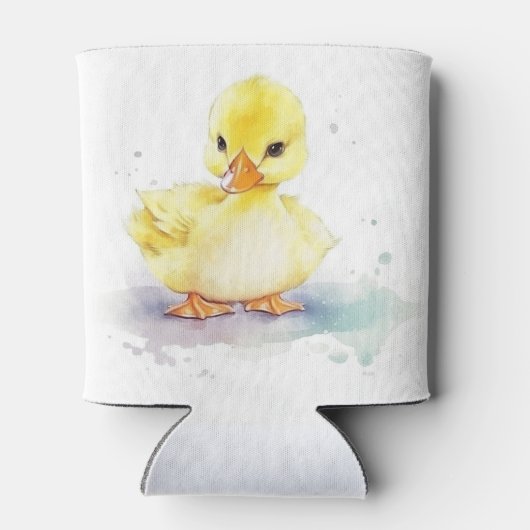 Baby Duck 2 Waterverf Koelbox Blikjeskoeler (Achterkant)