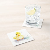Baby Duck 2 Waterverf papier Onderzetter (Insitu)