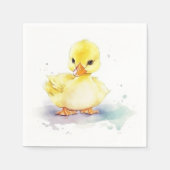 Baby Duck 2 Waterverf papier servet (Voorkant)