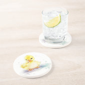 Baby Duck 2 Waterverf zandsteen Onderzetter (Zijkant)