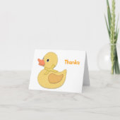Baby Duck Applique Yellow, Bedankt (Voorkant)