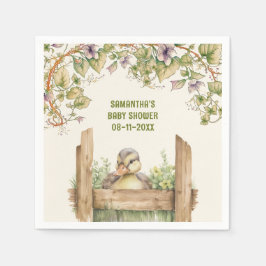 Baby Duck baby shower Servet