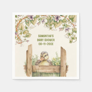 Baby Duck baby shower Servet