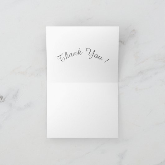 Baby Duck dank je Bedankkaart (Binnen)