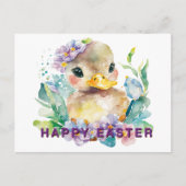 Baby Duck Easter Briefkaart (Voorkant)