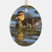 Baby Duck Foto Ornament (Rechts)