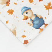 Baby Duck I baby shower Fleece Deken (Hoek)