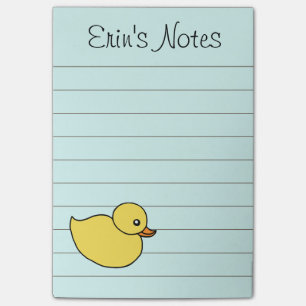 Baby Duck om Post te doen Post-it® Notes