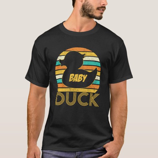 Baby Duck Rubber Duck Matching Familie Schattig T-shirt (Voorkant)