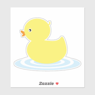 Baby Duck Schattige geel Sticker