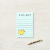 Baby Duck to Do Lijst Plaats het Notities Post-it® Notes (Op bureau)