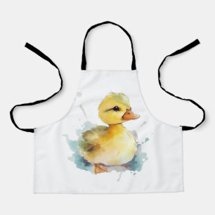 Baby Duck Waterverf All-Over Print Schort