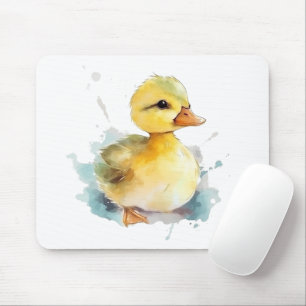 Baby Duck Waterverf Mousepad Muismat
