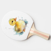 Baby Duck Waterverf Ping Pong Paddle Tafeltennisbatje (Zijkant)