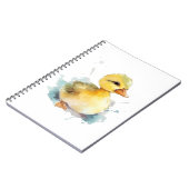 Baby Duck Waterverf Spiral Foto Notitieboek (Linkerzijde)