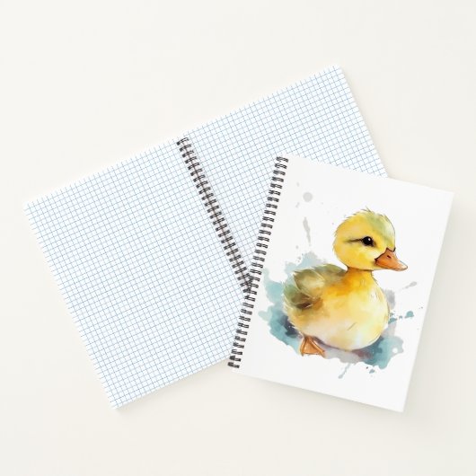 Baby Duck Waterverf Spiral Notitieboek (Binnen)
