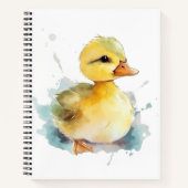 Baby Duck Waterverf Spiral Notitieboek (Voorkant)