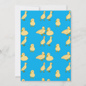 Baby Ducks Bedankt Card Kaart (Achterkant)