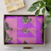 Baby Ducks on Pink Raspberry and Purple Sorbet Tissuepapier (Geschenk)