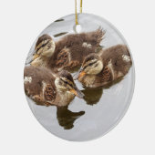 Baby Ducks Photo Keramisch Ornament (Links)